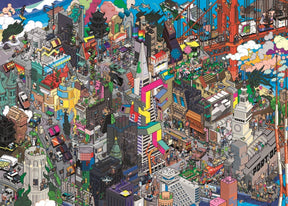 Heye puzzle san francisco 1000 elementów - układanka dla dorosłych.