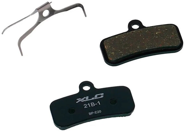Klocki hamulcowe Xlc bp-e20 - hamulce tarczowe (shimano tektro) - wytrzymałe - mieszanka: organiczna - rower elektryczny - czarny