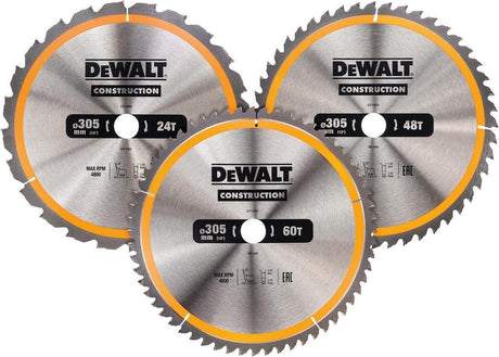 Dewalt akcesoria do pił tarczowych 3 sztuki | 305x30mm - dt1964-qz