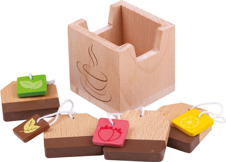Torebki herbaty Bigjigs - w pojemniku - 5 szt. - 5cm