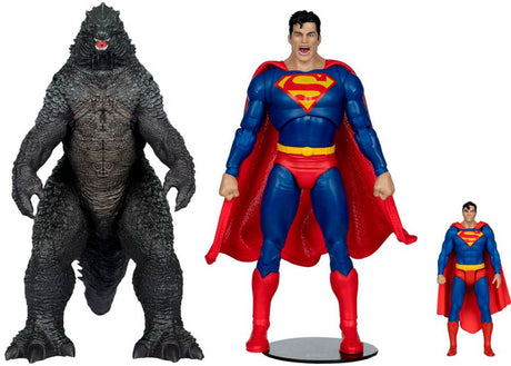 Mcfarlane zabawki DC Justice League Monsterverse DC Multiverse figurka 2-pak Superman kontra godzilla 30 cm figurka