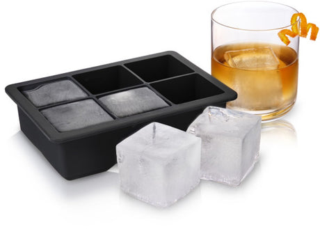 Innovine™ silikonowa forma na kostki lodu z pokrywką na 6 kostek lodu o wymiarach 5x5x5cm