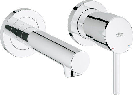 Bateria umywalkowa Grohe Concetto - gotowy zestaw - ekskluzywny zestaw do zabudowy - chrom