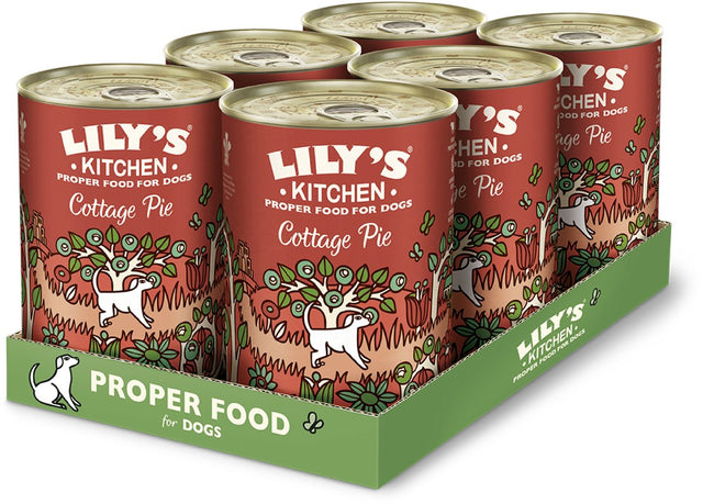 Kuchnia Lily's - karma dla psów - karma mokra - pasztet - 6 x 400g