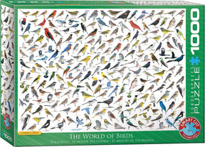 Eurographics - świat ptaków - David Sibley - 1000 elementów 68×48cm (szer.×wys.) - układanka