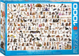 Eurographics - świat psów - 1000 elementów 68×48cm (szer.×wys.) - układanka