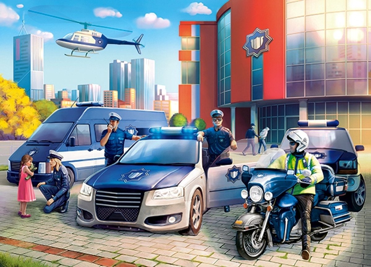 Puzzle komisariat policji Castorland 120 elementów - 6+ lat