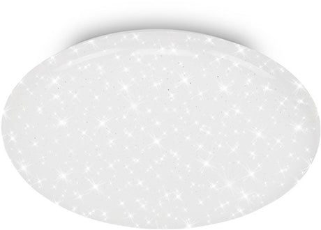 Briloner git – lampa sufitowa LED – efekt gwiaździstego nieba – 4000K neutralne białe światło – biały – ø28 cm