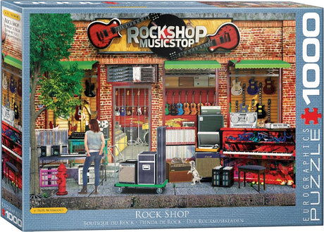 Eurographics - rock shop [rock shop] - paul normand - 1000 elementów 68×48cm (szer.×wys.) - układanka