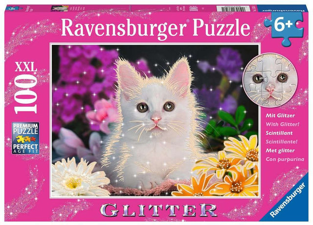 Puzzle Ravensburger piękny kotek - układanka - 100 elementów XXL