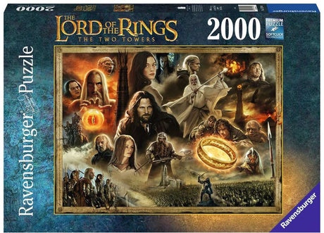 Puzzle Ravensburger władca pierścieni: dwie wieże - układanka - 2000 elementów