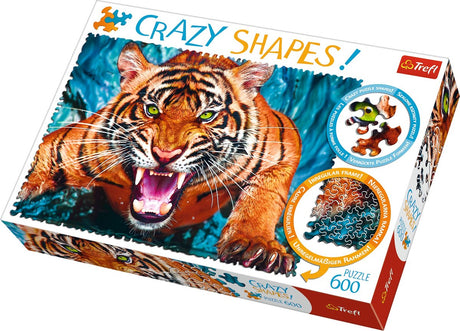Trefl 600cs oog in oog met een tijger legpuzzel - 500 stukjes - vanaf 12 jaar