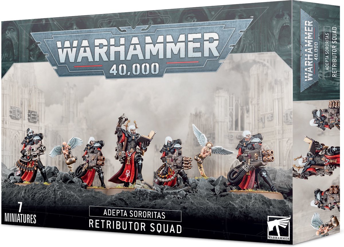 Games workshop warhammer 40.000 adepta sororitas retributor squad