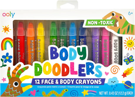 Ooly - body doodlers - kredki do twarzy - łatwo zmywalne