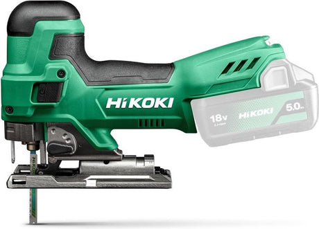 Hikoki scie sauteuse 18v poignée pieczarka (solo) i hitcase - cj18dbw2z