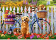 Trefl puzzle Puppy Adventure 500 kawałków kartonu.