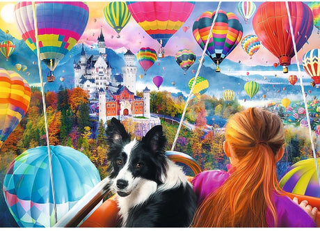 Trefl puzzel - spiralny balon festiwalowy - 1040 szt. kartonów.