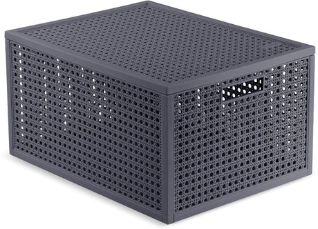 Kosz do przechowywania Curver na kaya - 20l - 37,6x30x20,7 cm - antracyt