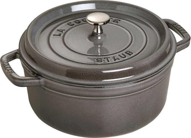 Patelnia Staub Cocotte grafitowo-szara - ø 24 cm 3,8 litra