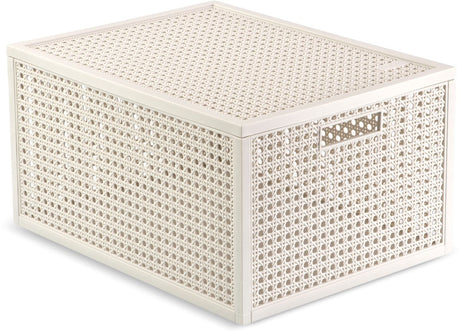 Kosz do przechowywania kaya Curver - 20l - 37,6x30x20,7 cm - biały