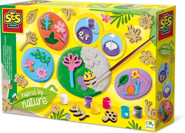 Ses Creative - botaniczny odlew gipsowy i malowanie reliefów - inspirowany naturą