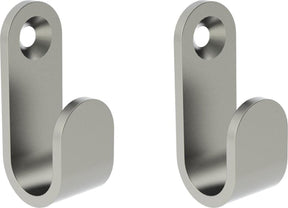 Tiger simple - handdoekhaak - 2 stuks - rvs geborsteld