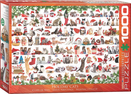 Eurographics wakacyjne koty (1000 elementów) - puzzle