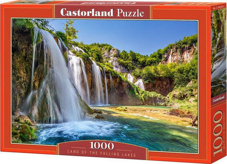 Castorland kraina spadających jezior – puzzle – 1000 elementów – satynowe wykończenie – idealne dopasowanie – europejska jakość