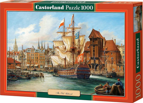 Castorland Stary Gdańsk – puzzle – 1000 elementów – satynowe wykończenie – idealne dopasowanie – europejska jakość