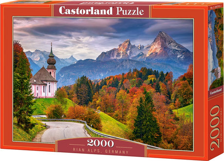 Castorland jesień w Alpach Bawarskich – puzzle – 2000 elementów – satynowe wykończenie – idealne dopasowanie – europejska jakość