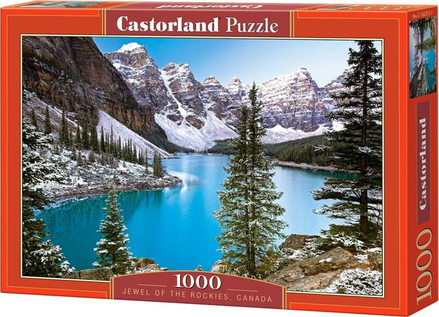 Castorland klejnot gór skalistych, Kanada – puzzle – 1000 elementów – satynowe wykończenie – idealne dopasowanie – europejska jakość