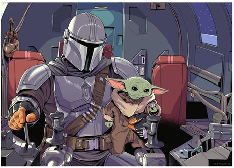 Puzzle Ravensburger Star Wars Mandalorian - układanka 1000 elementów.