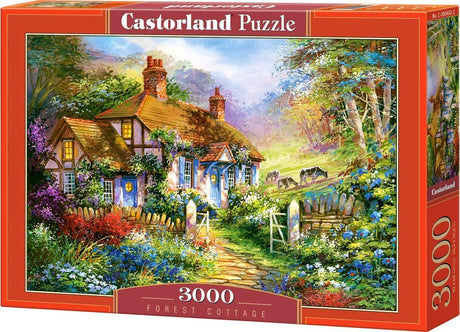 Puzzle Castorland leśny domek, 3000 elementów.
