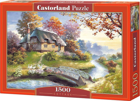 Domek Castorland – puzzle – 1500 elementów – wykończenie satynowe – idealne dopasowanie – europejska jakość