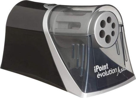 Temperówka Westcott - oś ewolucji ipoint - zasilanie sieciowe - 6 otworów do ostrzenia - czarna - ac-e15509