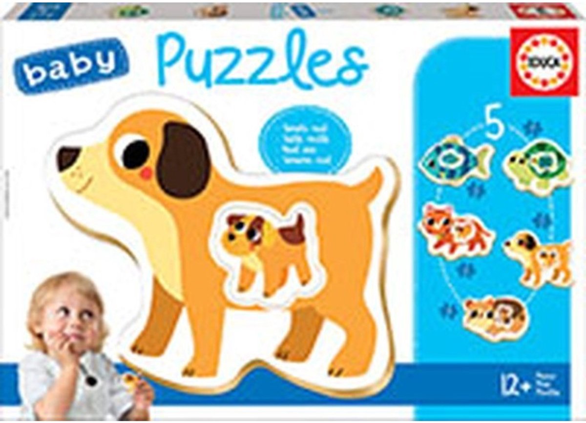 Educa - puzzle - zwierzęta 12 miesięcy