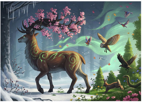 Puzzle Ravensburger Jeleń Wiosna 1000szt.