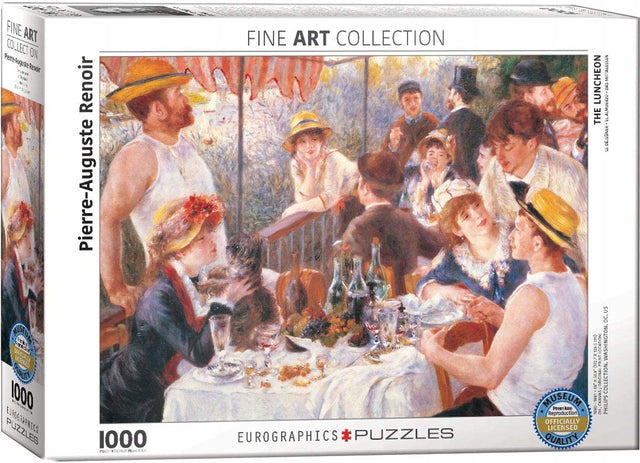 Eurographics - posiłek [le déjeuner] - pierre-auguste renoir - 1000 elementów 68×48cm (szer.×wys.) - puzzle artystyczne