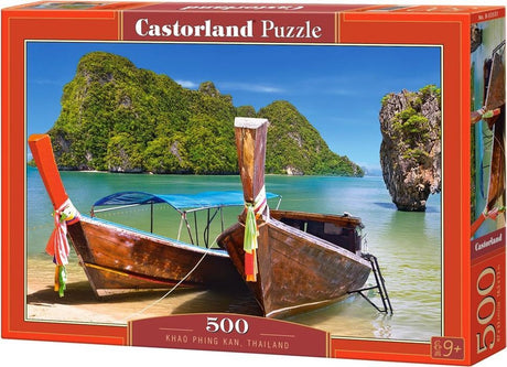 Castorland khao phing kan, Tajlandia – puzzle – 500 elementów – satynowe wykończenie – idealne dopasowanie – europejska jakość