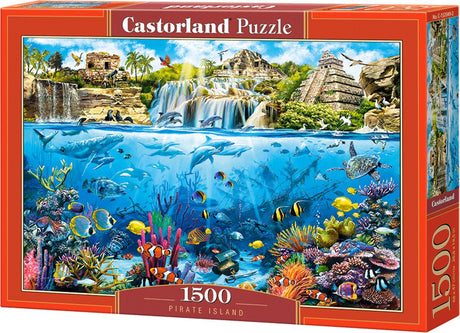 Puzzle Castorland Wyspa Piratów - 1500 elementów.