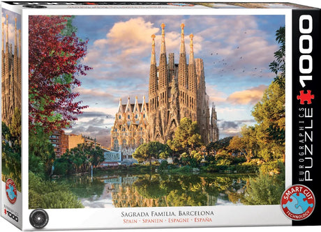 Eurographics - Sagrada Família, Barcelona, Hiszpania - 1000 elementów - 68×48cm - układanka fotografii HDR
