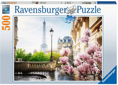 Puzzle Ravensburger Wiosna w Paryżu - układanka - 500 elementów