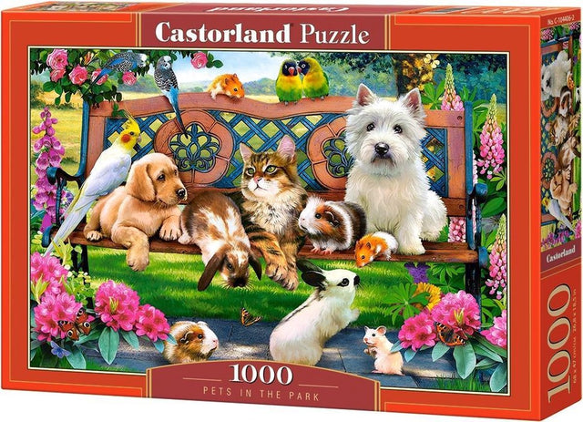 Castorland Zwierzęta w parku – puzzle – 1000 elementów – satynowe wykończenie – idealne dopasowanie – europejska jakość