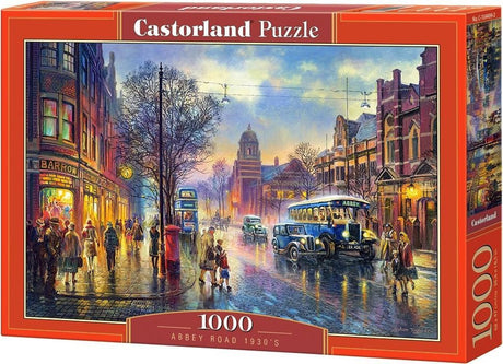 Castorland Abbey Road 1930 - puzzle - 1000 elementów - satynowe wykończenie - idealne dopasowanie - europejska jakość