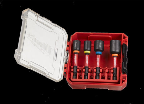 Akcesoria Imp Milwaukee 4-częściowy zestaw magnetycznych kluczy nasadowych Shockwave™ Act - 4932492445