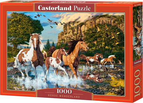 Kraina czarów koni Castorland – puzzle – 1000 elementów – satynowe wykończenie – idealne dopasowanie – europejska jakość