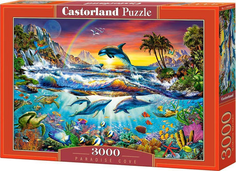 Castorland Paradise Cove – puzzle – 3000 elementów – satynowe wykończenie – idealne dopasowanie – europejska jakość
