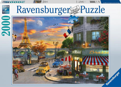 Puzzle Ravensburger romantyczny wieczór w Paryżu - układanka - 2000 elementów