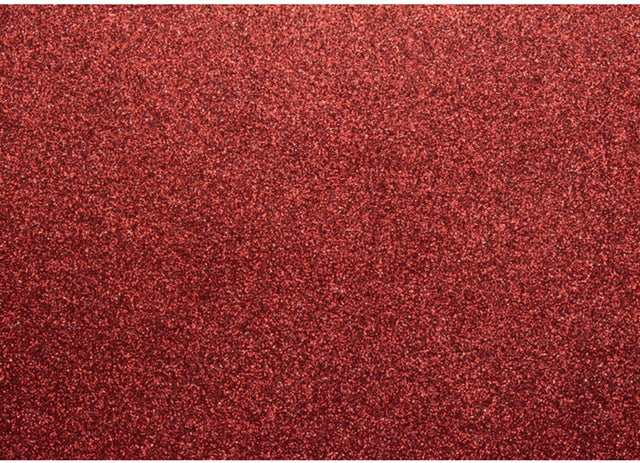Kangaro glitterkarton - bordeaux - 50x70cm - pak 10 vel