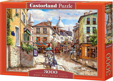 Castorland mont marc sacre coeur – puzzle – 3000 elementów – satynowe wykończenie – idealne dopasowanie – europejska jakość